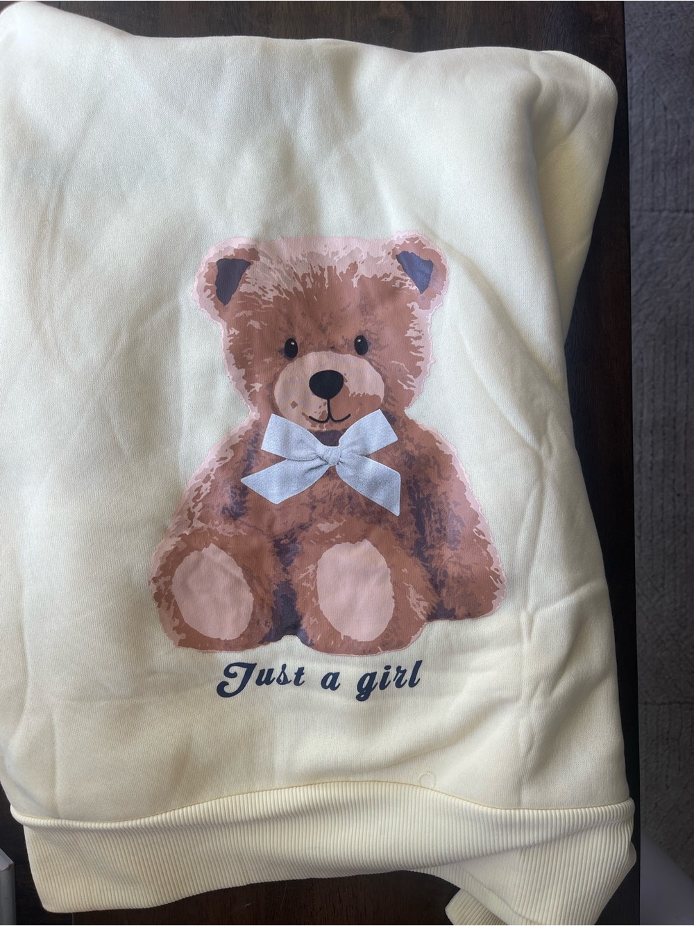 NWT Fashion Nova Beary Cutesy Fleece Pant Set Yellow Teddy Bear [large] SOLD OUT